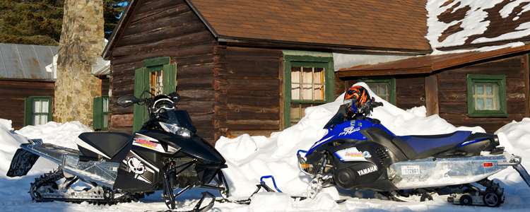 Ski-doo at Saint-Gabriel-de-Brandon