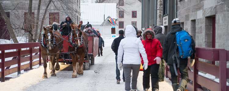 Festivité à Terrebonne l'hiver
