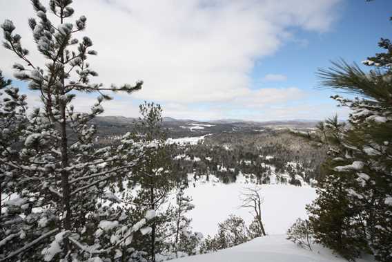 Au sommet du Lac Blanc