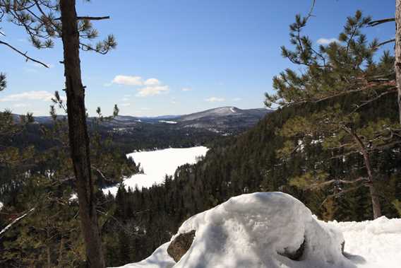 Au sommet du Lac Blanc