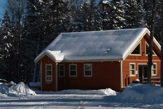 A refuge at the Regional Park of Forêt Ouareau