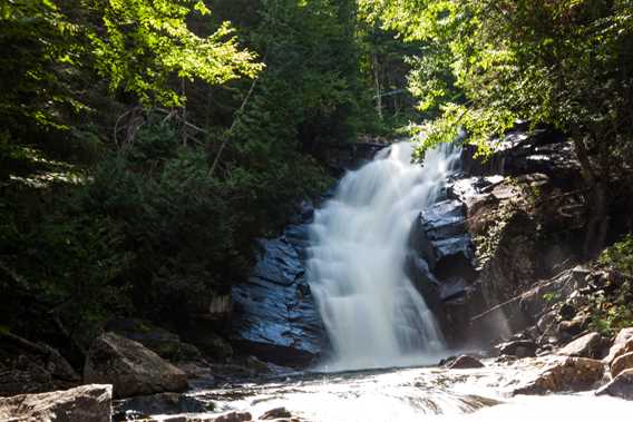 Les chutes d'eau sur le Sentier Swaggin