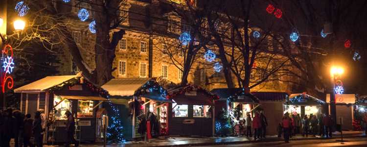 Christmas market at L'Assomption