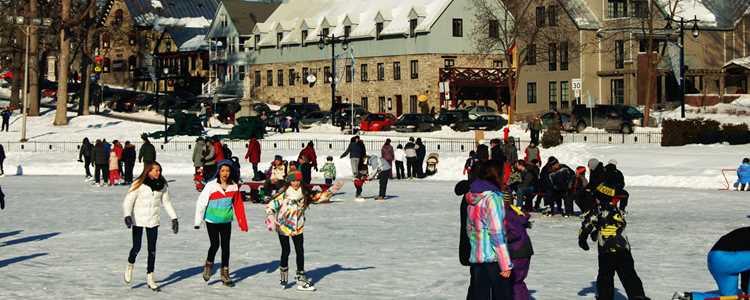Ice rink at Terrebonne
