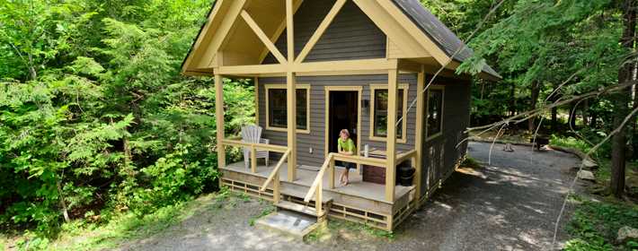 A refuge at parc national du Mont-Tremblant