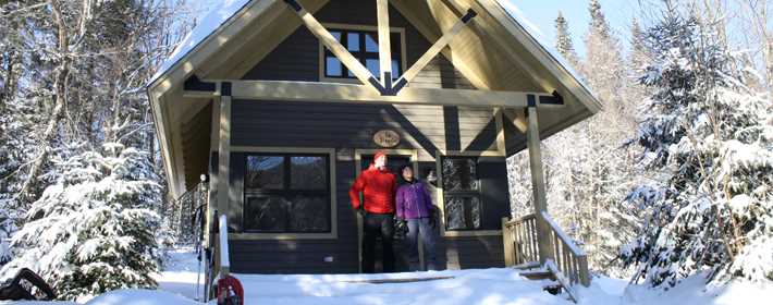 A refuge at parc national du Mont-Tremblant