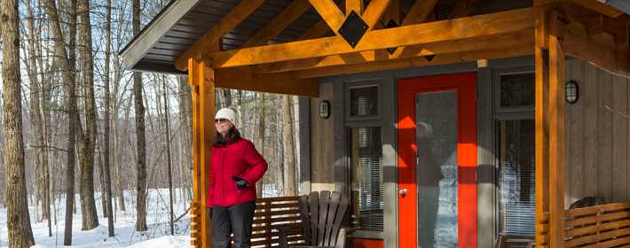 Un refuge dans le parc national du Mont-Tremblant