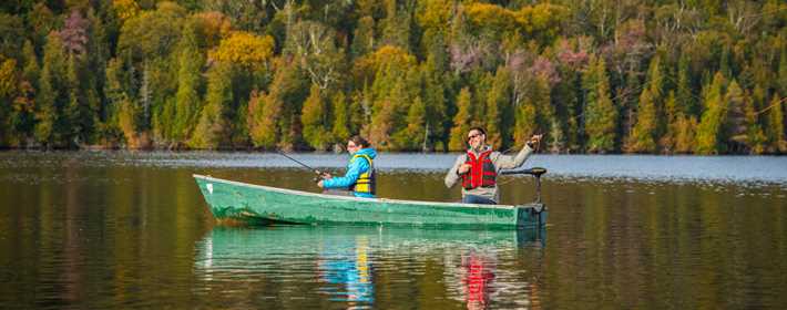 Faire de la pêche à la Pourvoirie du Lac Croche