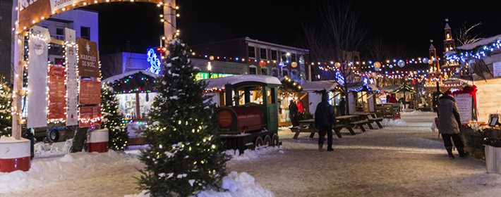 Christmas market of Joliette