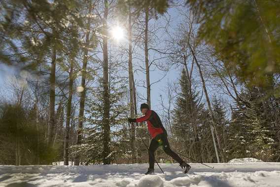 Faire du ski de fond à Saint-Donat
