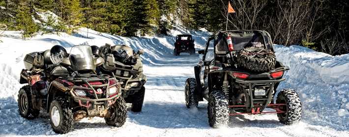 Sentier de quad à Saint-Côme