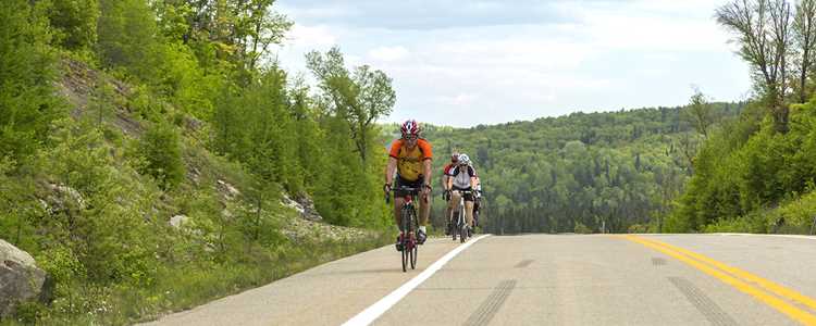 Faire du vélo de route dans Lanaudière