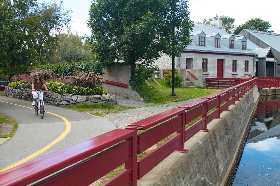 The bike paths of the MRC des Moulins