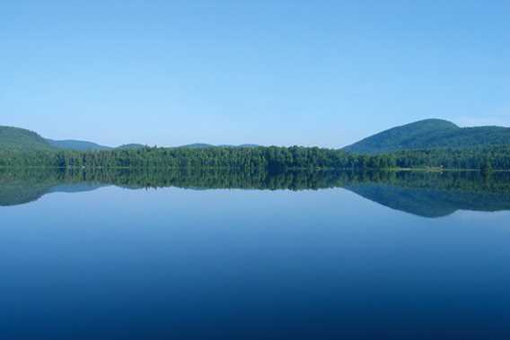 Cycle path of Lac-de-l'Assomption