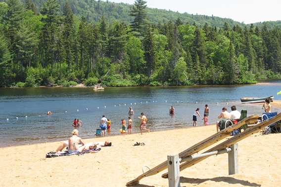 Bike Paths of Mont-Tremblant National Park Pimbina section