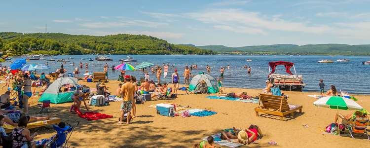 Plage municipale de Saint-Gabriel