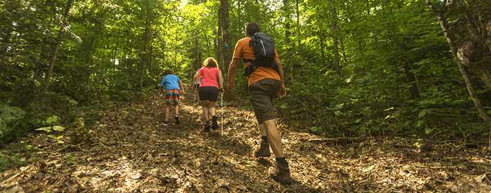 Baie-Dominique trail at Saint-Michel-des-Saints