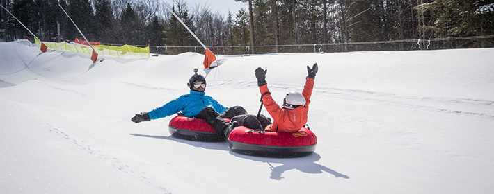 Go to the slides at Ski Montcalm