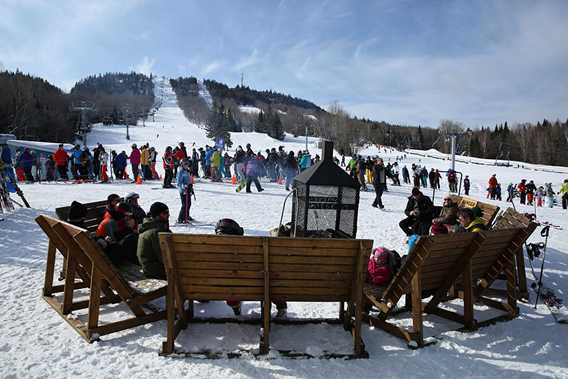 Au centre de ski La Réserve