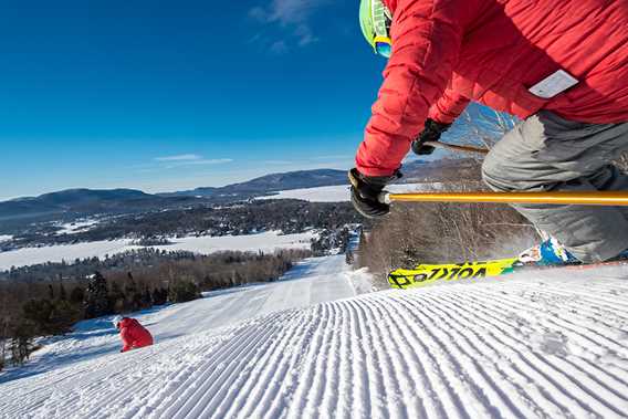 Aller skier au Ski Mont Garceau