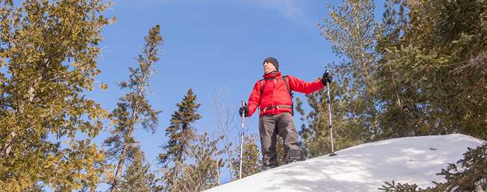 Faire de la raquette au Ski Montcalm