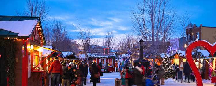Christmas market of Joliette