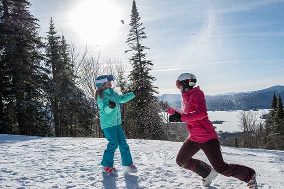 Go skiing at Ski Mont Garceau