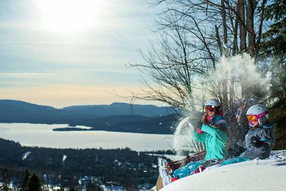 Go skiing at Ski Mont Garceau