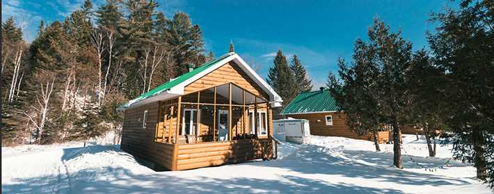 Un chalet à la pourvoirie Coin Lavigne