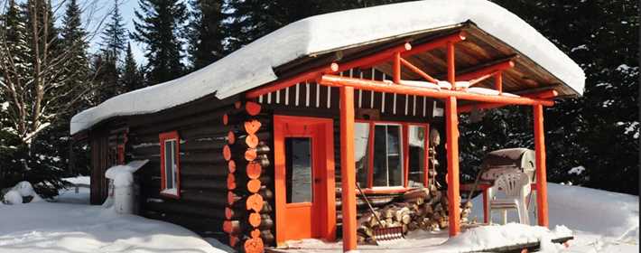 Une cabane dans la pourvoirie Pavillon Basilières