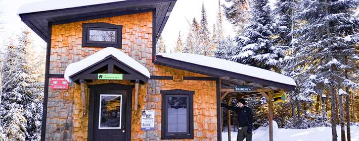 Un refuge à Saint-Donat