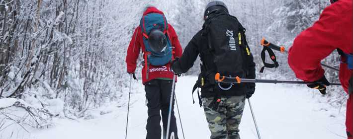 Cross-country skiing at Saint-Donat