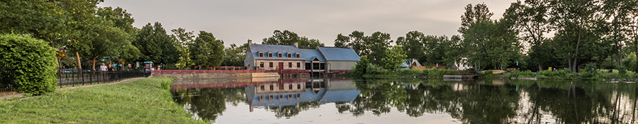 Vue extérieure de l'Île-des-Moulins
