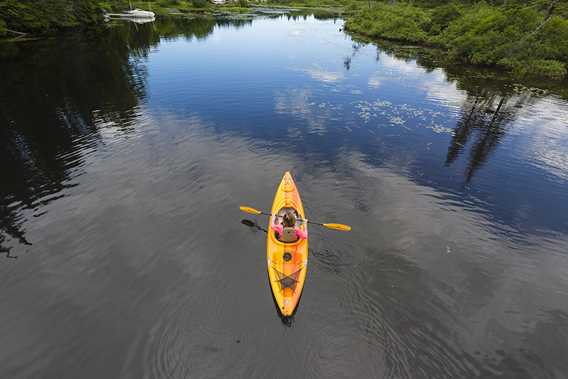 Faire du kayak à Saint-Donat