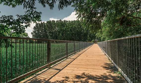 urban destination at the Park l'île-Lebel at Repentigny