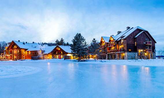 Auberge du Lac Taureau en hiver